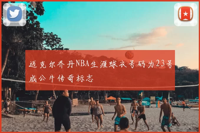 迈克尔乔丹NBA生涯球衣号码为23号成公牛传奇标志